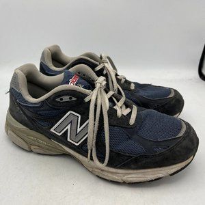 New Balance Men's Running Shoes 990v3 990 v3 navy 8.5 wide 4E